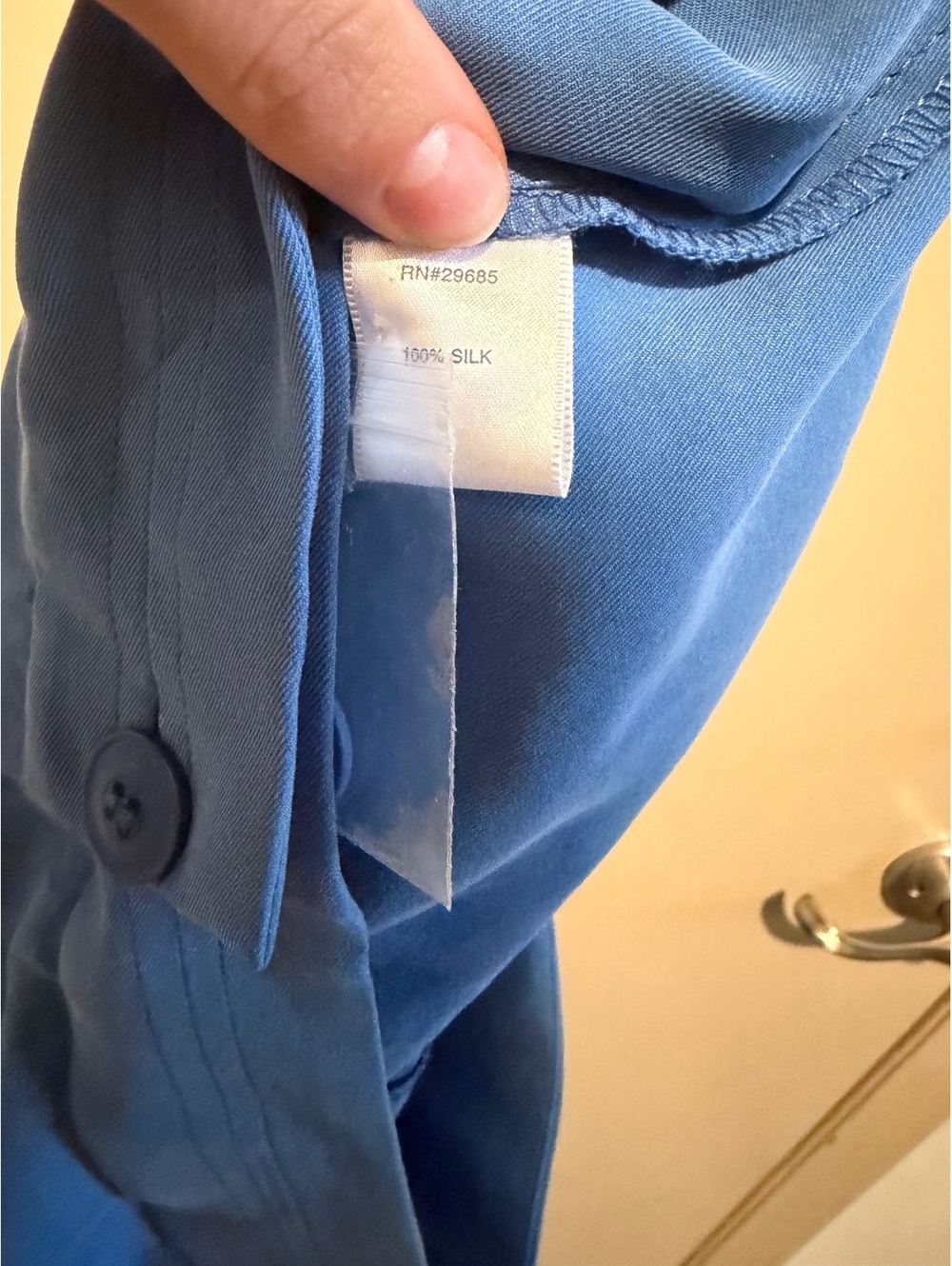 Pendleton Women's Blue Silk Dress Pants Size 8 - Picture 6 of 6